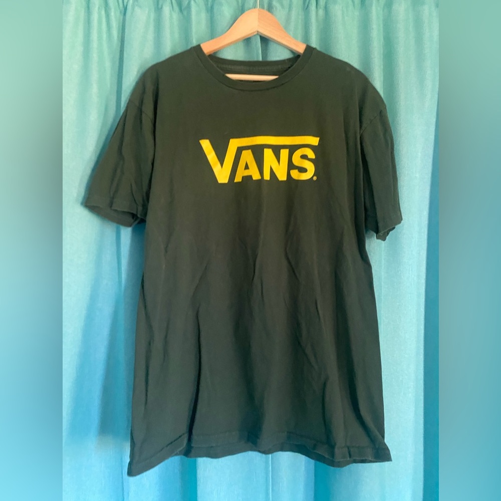 Vans green and yellow t-shirt